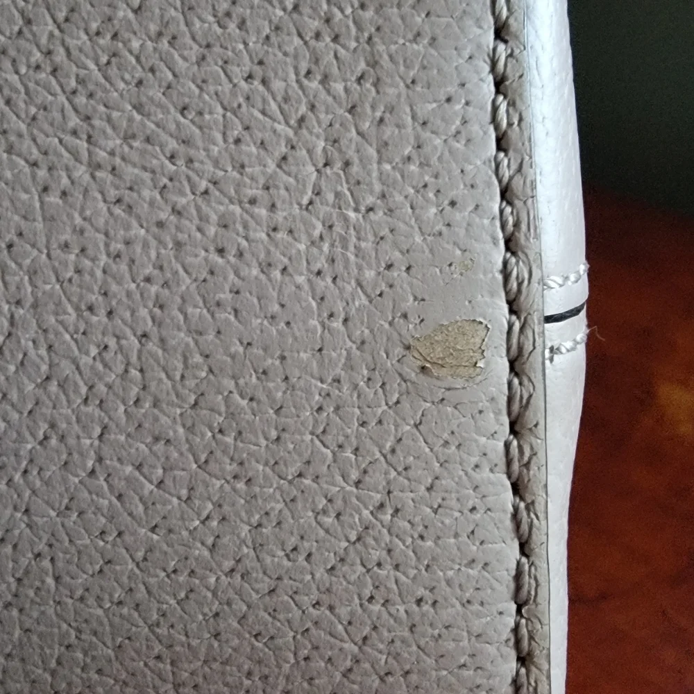 Kate Spade Grove Street Carli Taupe Pebbled Leather Satchel Bag